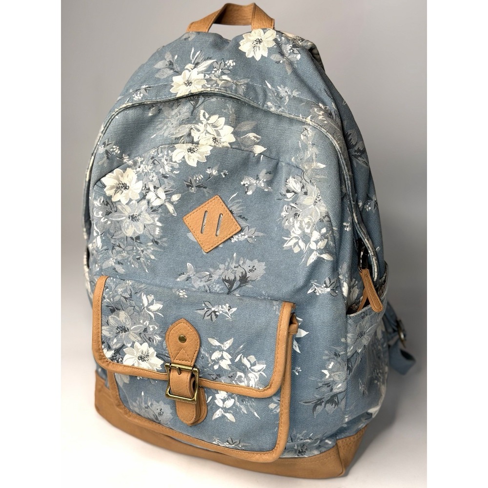 School Pottery Barn Teen Northfield Camilla Floral Blue/White Backpack
